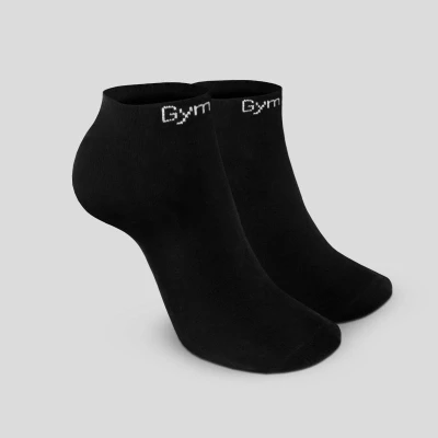 GymBeam Ponožky Ankle Socks 3Pack Black POUZE XL (VÝPRODEJ)