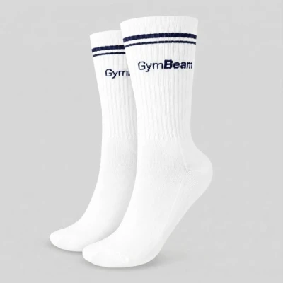 GymBeam Ponožky Crew White