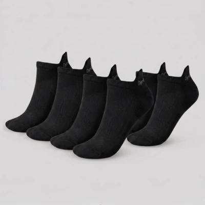 GymBeam Ponožky Tab 3Pack Black