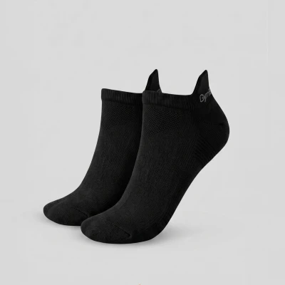 GymBeam Ponožky Tab 3Pack Black