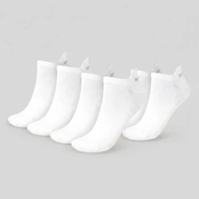 GymBeam Ponožky Tab 3Pack White