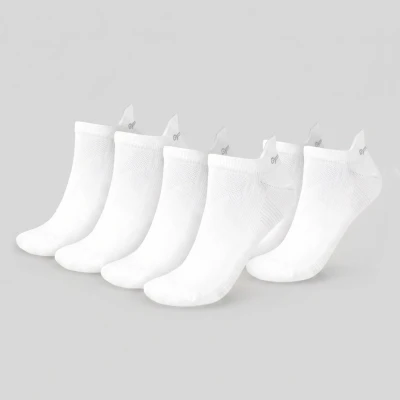 GymBeam Ponožky Tab 3Pack White