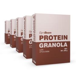 GymBeam Proteínová granola s čokoládou 5 x 300 g GymBeam Proteínová granola s čokoládou 5 x 300 g