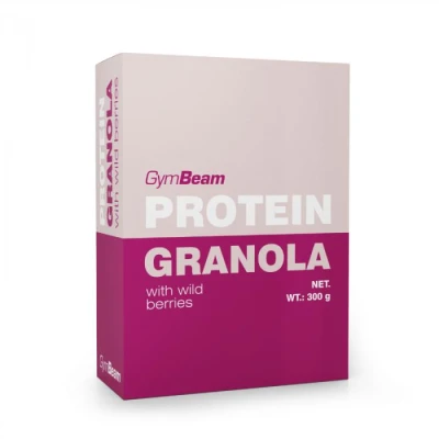 GymBeam Proteinová granola s lesním ovocem 300 g GymBeam Proteinová granola s lesním ovocem 300 g