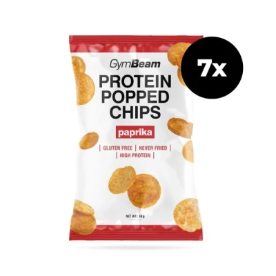 GymBeam Proteinové čipsy 7 x 40 g