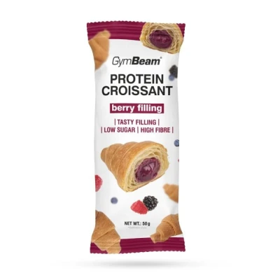 GymBeam Proteinový croissant s příchutí lesních plodů 50 g