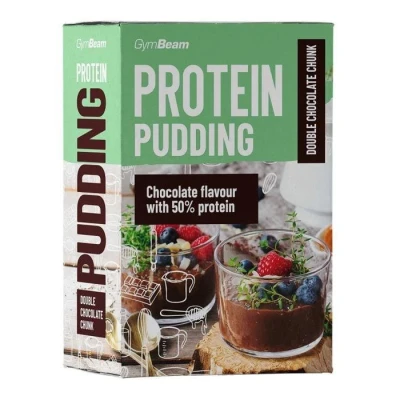 GymBeam Proteinový pudink 500 g POUZE dvojnásobné kousky čokolády (VÝPRODEJ)