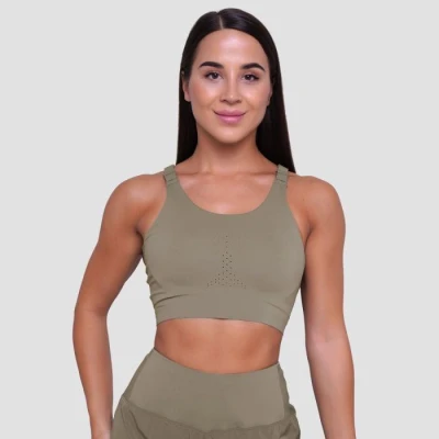 GymBeam Pulse Running Sports Bra Vetiver GymBeam Pulse Running Sports Bra Vetiver