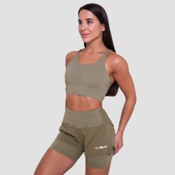 GymBeam Pulse Running Sports Bra Vetiver