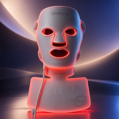 GymBeam Red Light Therapy bílá pleťová maska
