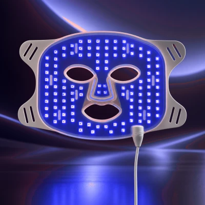 GymBeam Red Light Therapy bílá pleťová maska