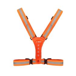GymBeam Reflexní běžecká vesta Orange
