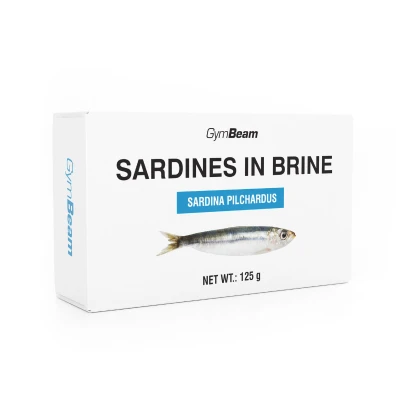 GymBeam Sardinky ve vlastní šťávě 125 g