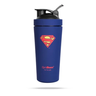 GymBeam Steel Superman™ tmavě modrý šejkr 750 ml