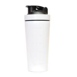 GymBeam Šejkr Steel White 750 ml