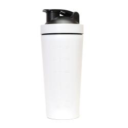 GymBeam Šejkr Steel White 750 ml
