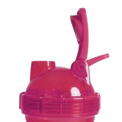 GymBeam Šejkr Tritan Clear Pink 500 ml