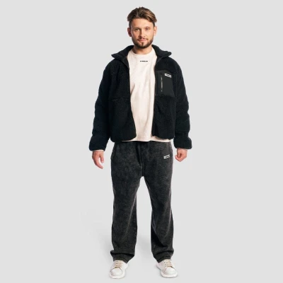 GymBeam Sherpa Black pánská bunda