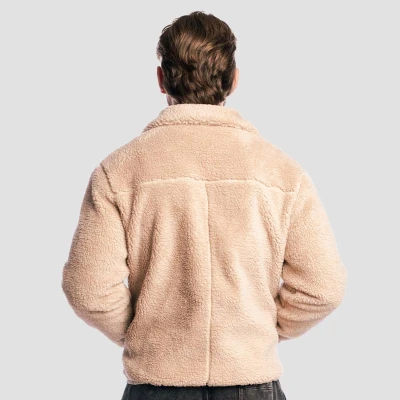 GymBeam Sherpa Canyon béžová pánská bunda