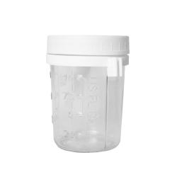 GymBeam Snídaňová sklenice White 350 ml