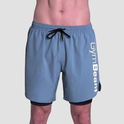GymBeam 2in1 Shorts Essence Blue