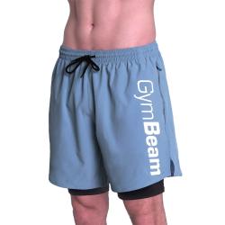 GymBeam 2in1 Shorts Essence Blue