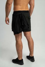 STRIX Šortky 2in1 Black