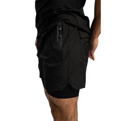 STRIX Šortky 2in1 Black