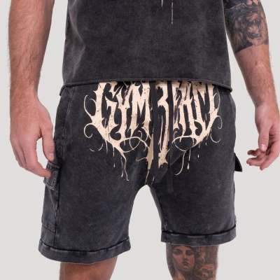 GymBeam Šortky Abyss Charcoal