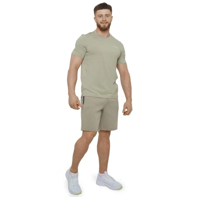 GymBeam Agile Sage zelené pánské fitness šortky
