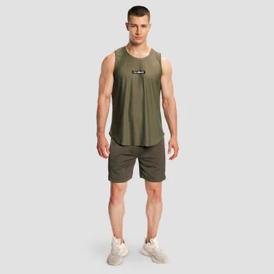 GymBeam Combat Boxing Shorts Olive Grey