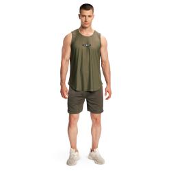 GymBeam Combat Boxing Shorts Olive Grey
