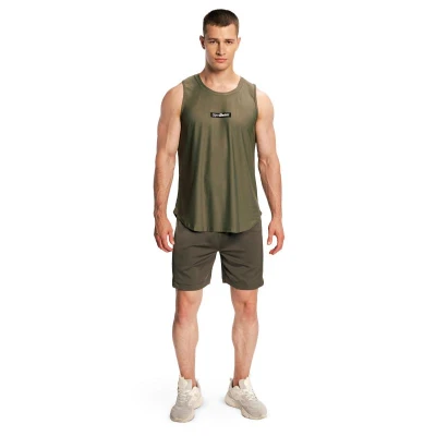 GymBeam Combat Boxing Shorts Olive Grey