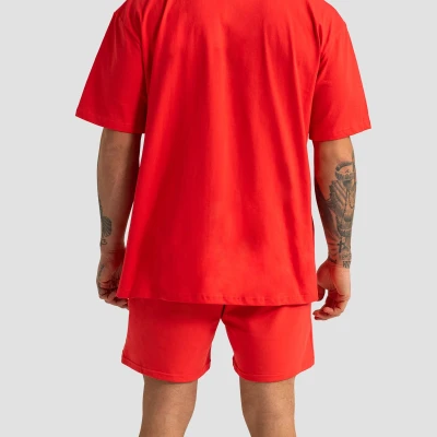 GymBeam Limitless Hot Red pánské šortky