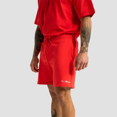 GymBeam Limitless Hot Red pánské šortky