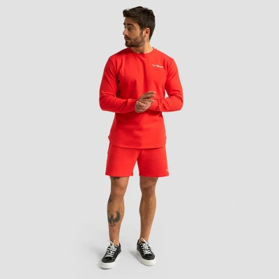 GymBeam Limitless Hot Red pánské šortky