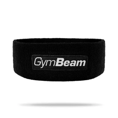 GymBeam Sportovní čelenka Sweat Black