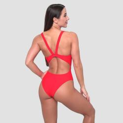 GymBeam Športové jednodielne plavky Red