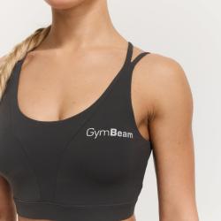 GymBeam Športová podprsenka BEAT Charcoal