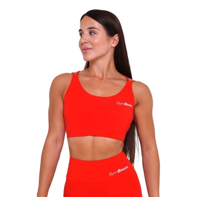 GymBeam Sportovní podprsenka BEAT Tangerine