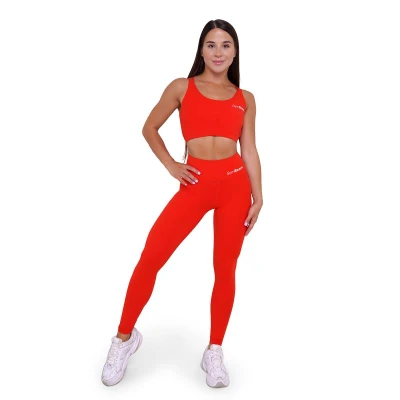 GymBeam Sportovní podprsenka BEAT Tangerine