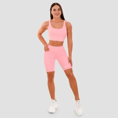 GymBeam Sportovní podprsenka Cut-Out pink