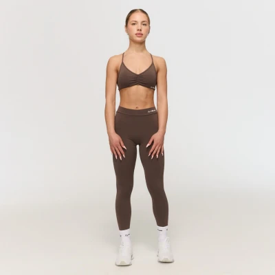 GymBeam Sportovní podprsenka Fierce Cappuccino