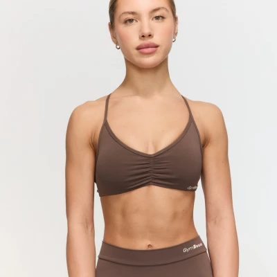 GymBeam Sportovní podprsenka Fierce Cappuccino