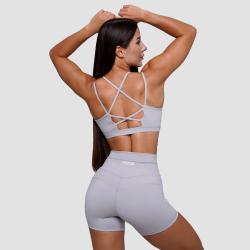 GymBeam Sportovní podprsenka FIT Mist Grey