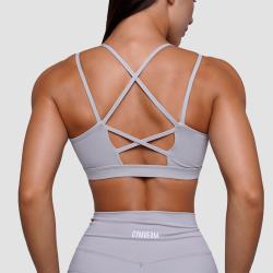 GymBeam Sportovní podprsenka FIT Mist Grey