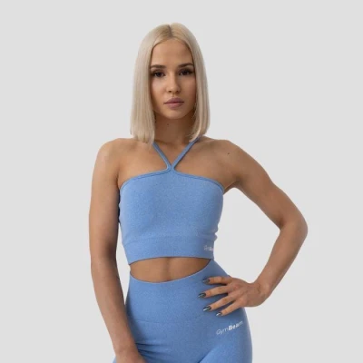 GymBeam Sportovní podprsenka Halter FLO Blue GymBeam Sportovní podprsenka Halter FLO Blue
