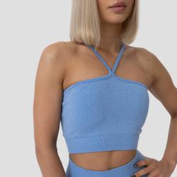 GymBeam Sportovní podprsenka Halter FLO Blue