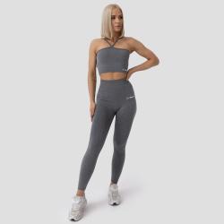 GymBeam Sportovní podprsenka Halter FLO Grey