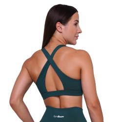 GymBeam Športová podprsenka Ignite Dark Green